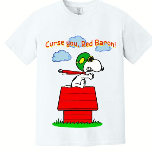 Curse You Red Baron Snoopy Tee