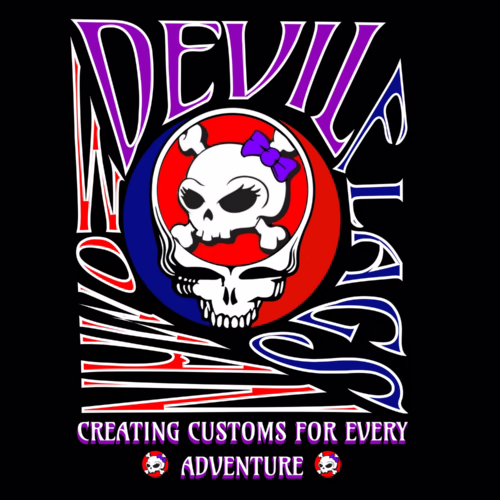 Devil Woman Flags Steal Your Face T-Shirt | Grateful Dead Mashup