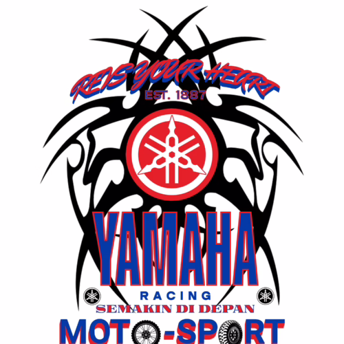 Yamaha Racing Tribal Tee