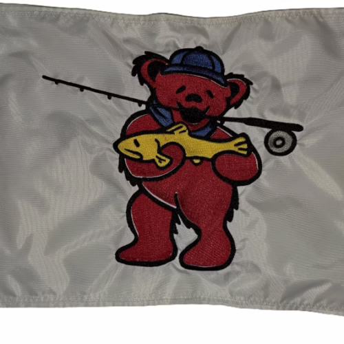 Grateful Dead Fishing Bear